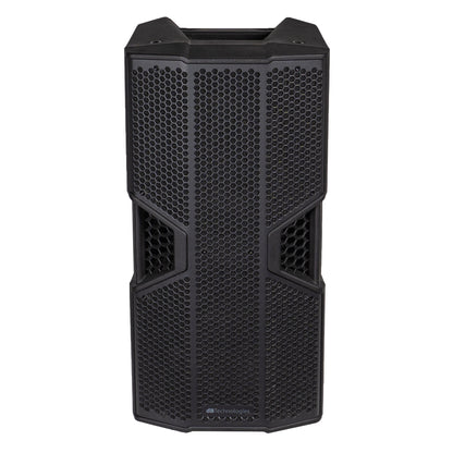 OPERA NONA210 front view from above showing hex-pattern grille and top-mounted handle recess, dBTechnologies