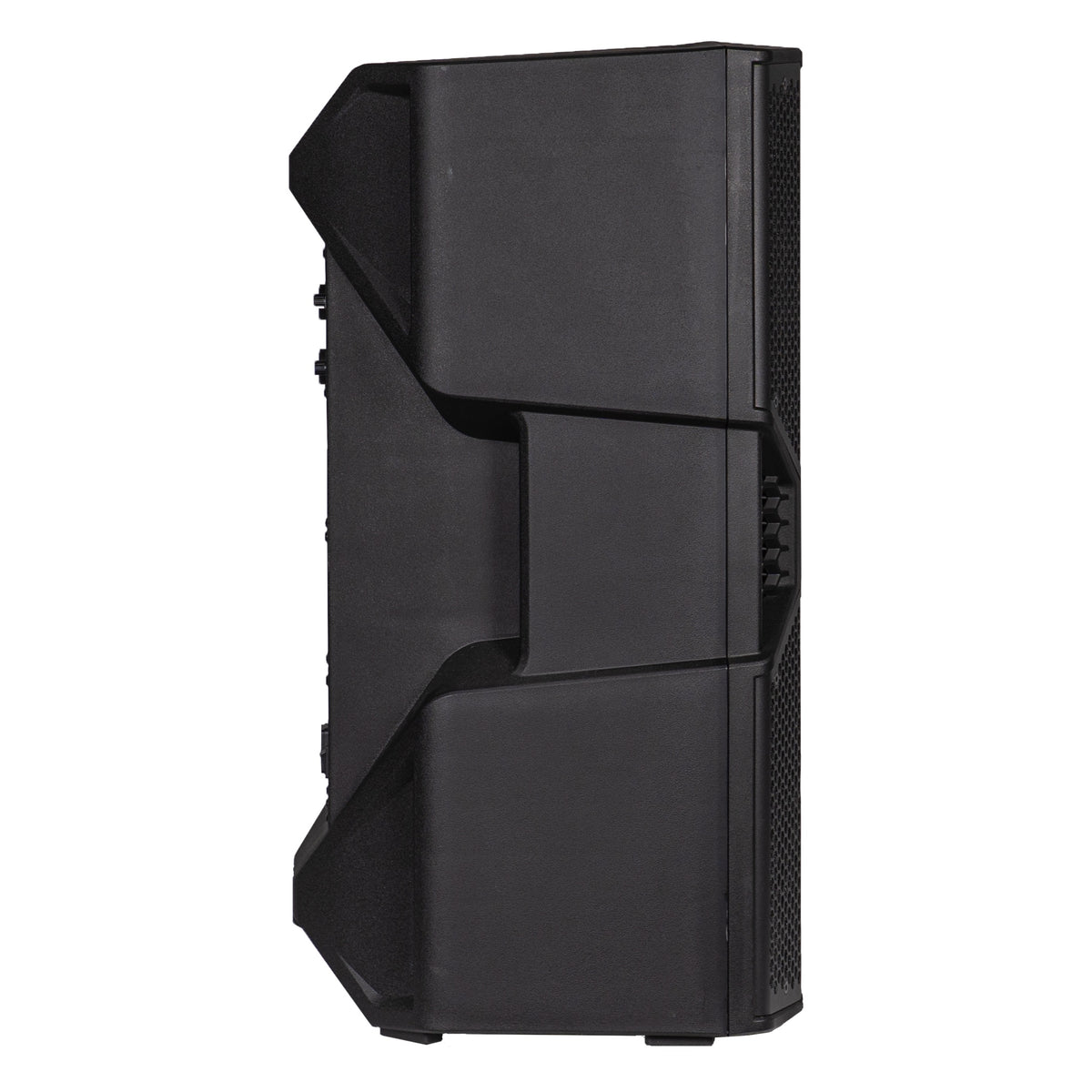 OPERA NONA210 side profile showing slim two-way cabinet depth and integrated side grip, dBTechnologies