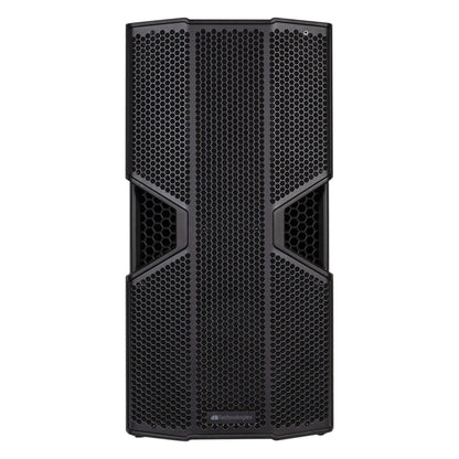 OPERA NONA212 front view with perforated metal grille over coaxial quasi 3-way dual 12-inch array, dBTechnologies