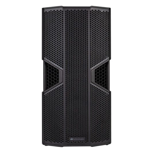OPERA NONA212 front view with perforated metal grille over coaxial quasi 3-way dual 12-inch array, dBTechnologies