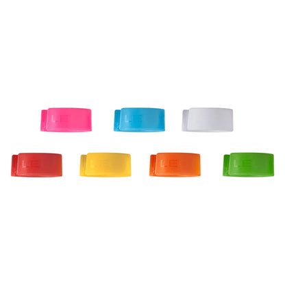 L1 Sonaura colored ID rings set in pink, blue, white, red, yellow, orange and green, Lectrosonics