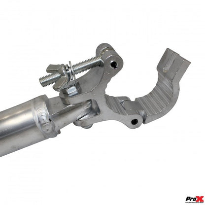 ProX Single Truss Tube with Dual Clamp and Hinge Aluminum Stage Truss | 59 in