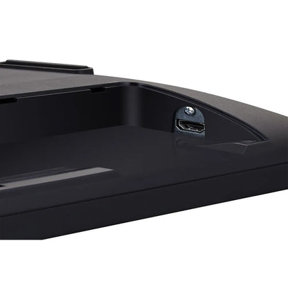 TD2230 close-up of recessed HDMI input port in the black rear housing, ViewSonic