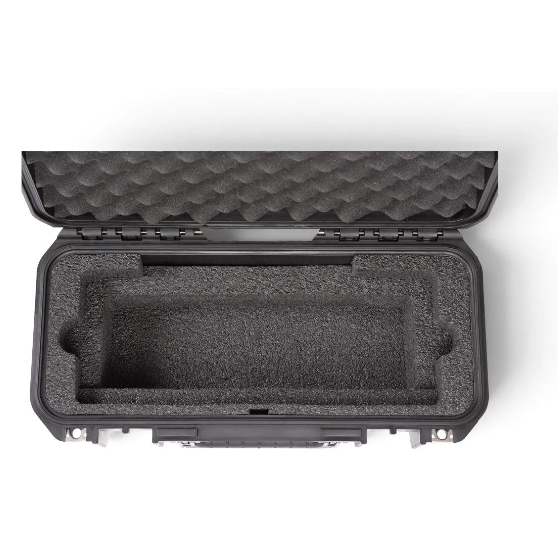 3i-17066ATM waterproof case overhead view of empty foam cavity with convoluted lid padding, SKB
