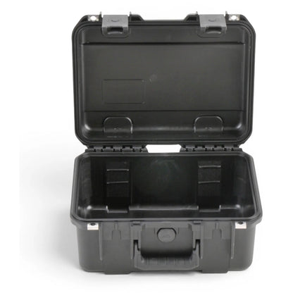 3i-1309-6B-E iSeries case front view opened flat revealing empty interior cavity and gasket-sealed lid, SKB