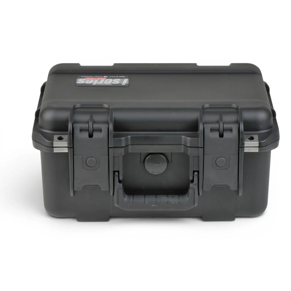 3i-1309-6B-E iSeries case closed front view showing twin trigger latches, molded handle and purge valve, SKB