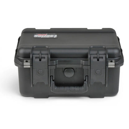 3i-1309-6B-E iSeries case closed front view showing twin trigger latches, molded handle and purge valve, SKB