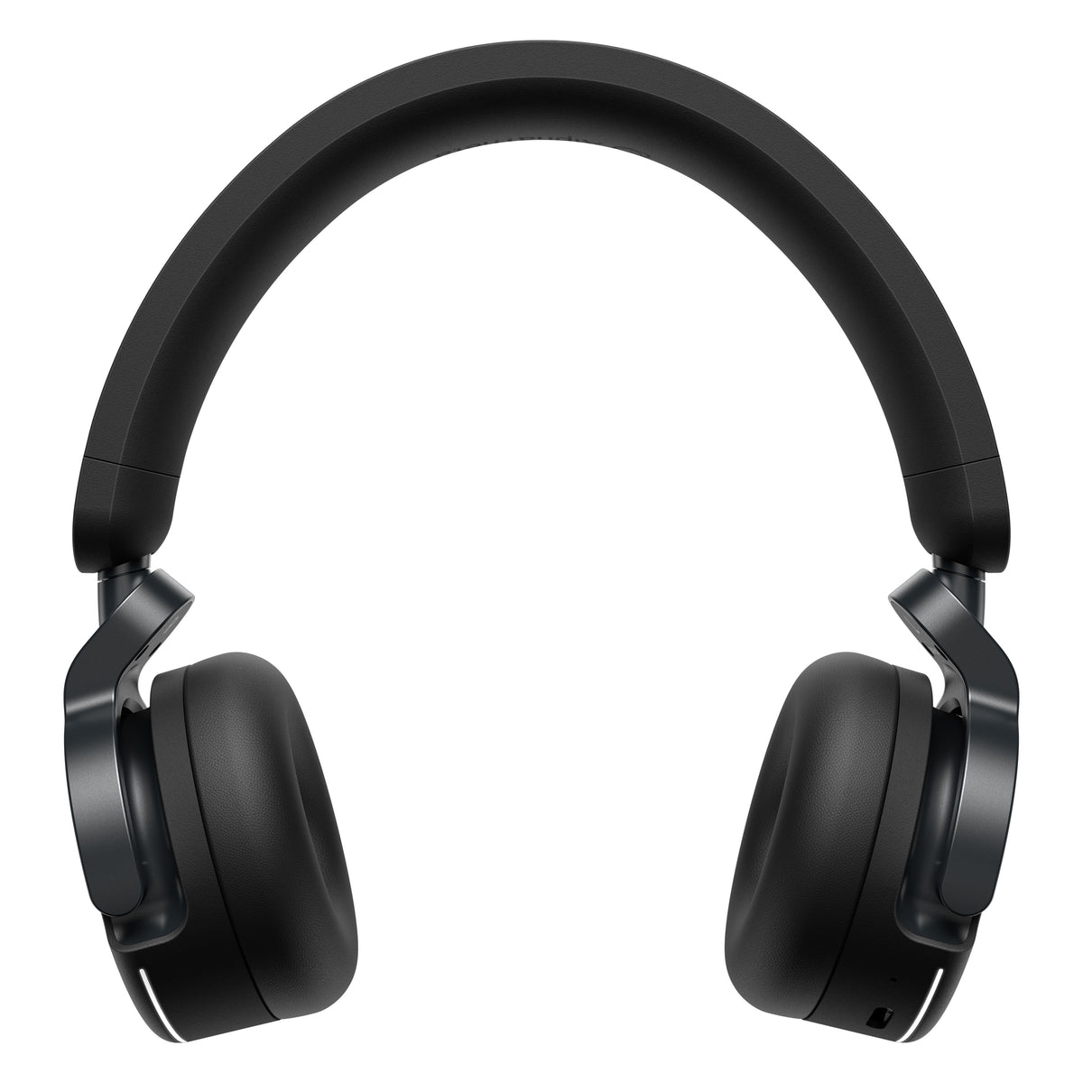 HDJ-F9 front view with symmetrical leatherette earpads and cushioned headband, AlphaTheta