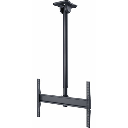 PCM150 Paramount universal flat panel ceiling mount front view with extension pole, ceiling plate and slotted display brackets, Peerless-AV