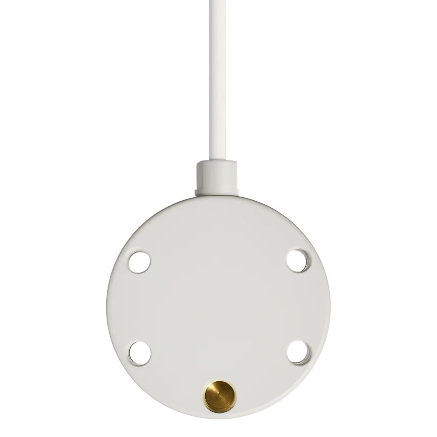 BP880R contact microphone mounting side showing four screw holes and brass contact post, Audio-Technica