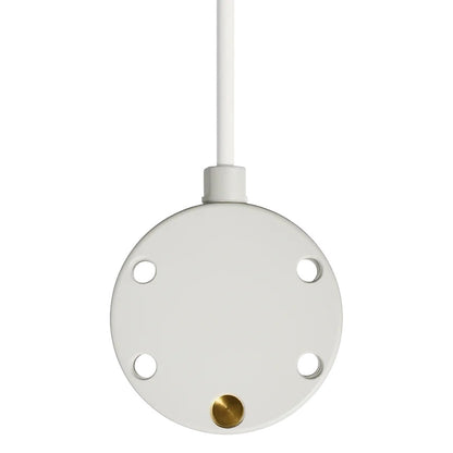 BP880R contact microphone mounting side showing four screw holes and brass contact post, Audio-Technica