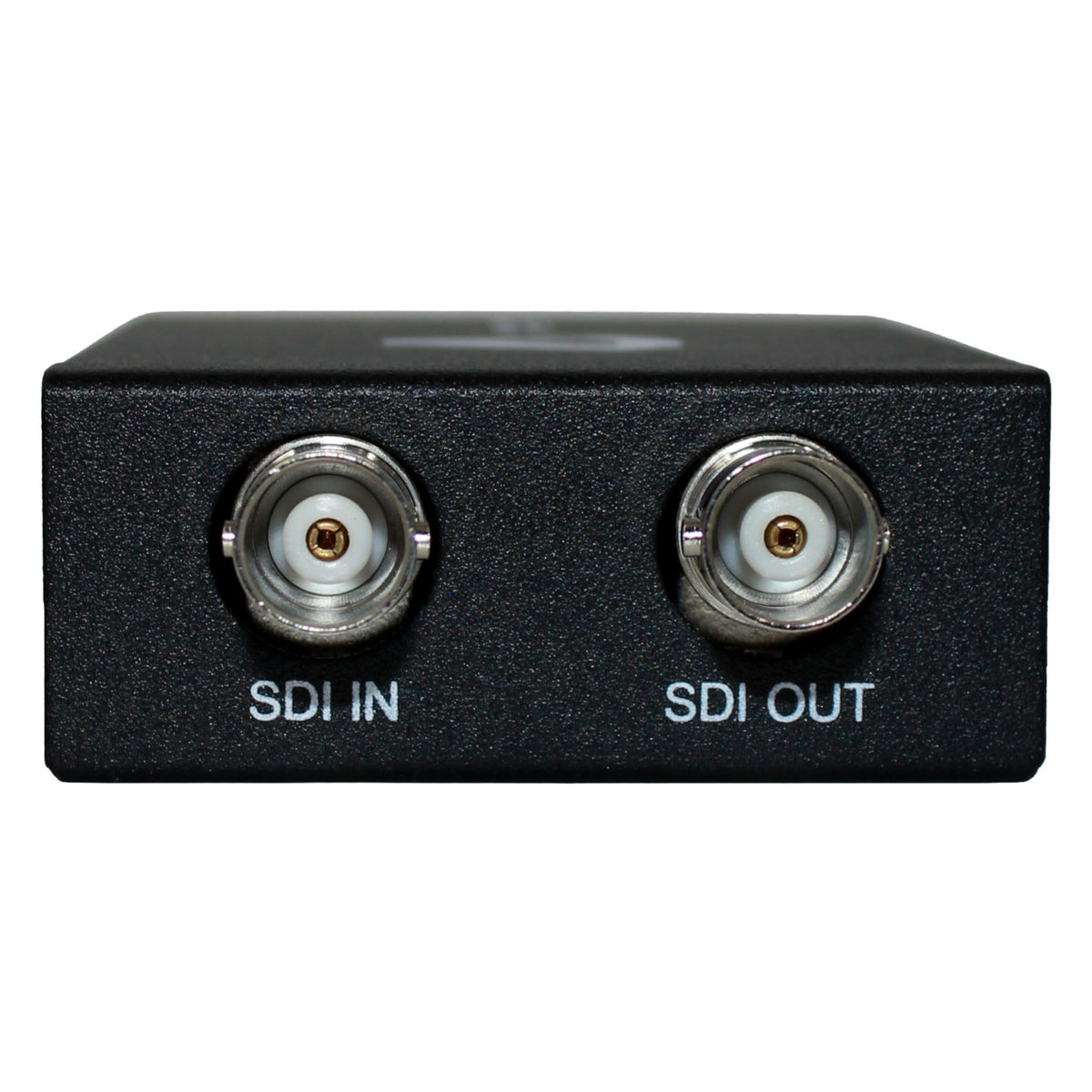 ALF-3GSDI-HD rear panel showing SDI IN and SDI OUT loop-through BNC connectors, Alfatron Electronics