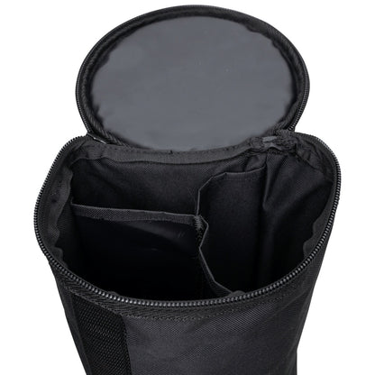 SH-STANDBAG mic stand bag open showing internal divider pockets for microphones and cables, Gator