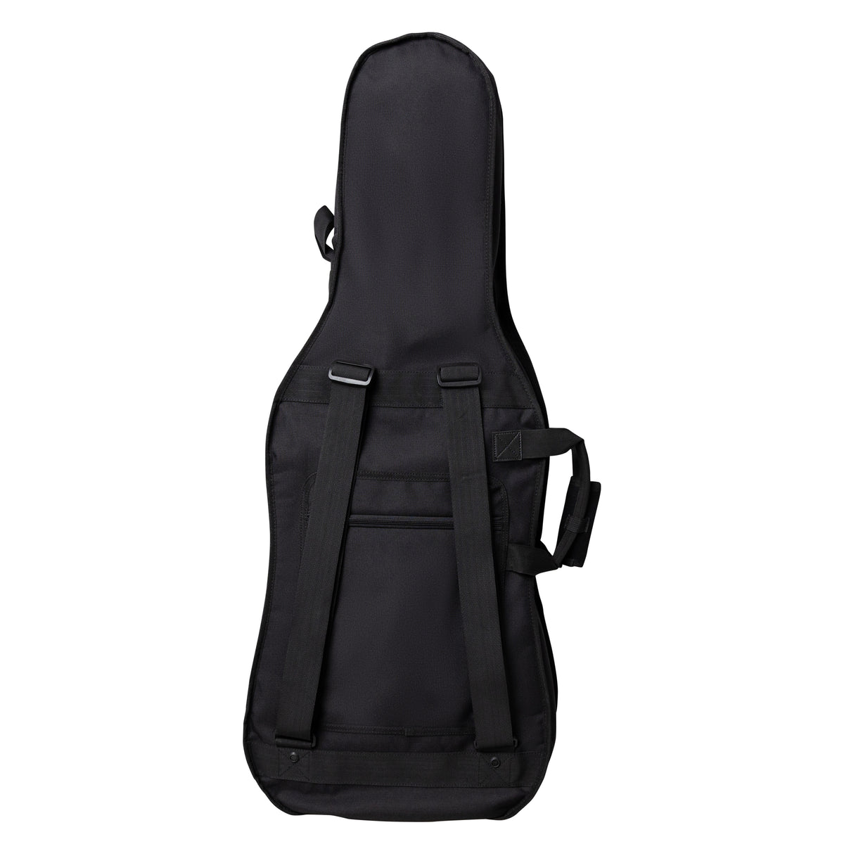 GBO-CELLO12 1/2 cello bag rear view showing padded backpack shoulder straps and side carry handle, Gator