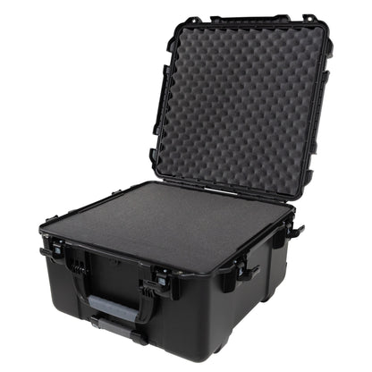 GU-2121-11-WPDF waterproof case open showing diced foam base and egg-crate foam lid, Gator