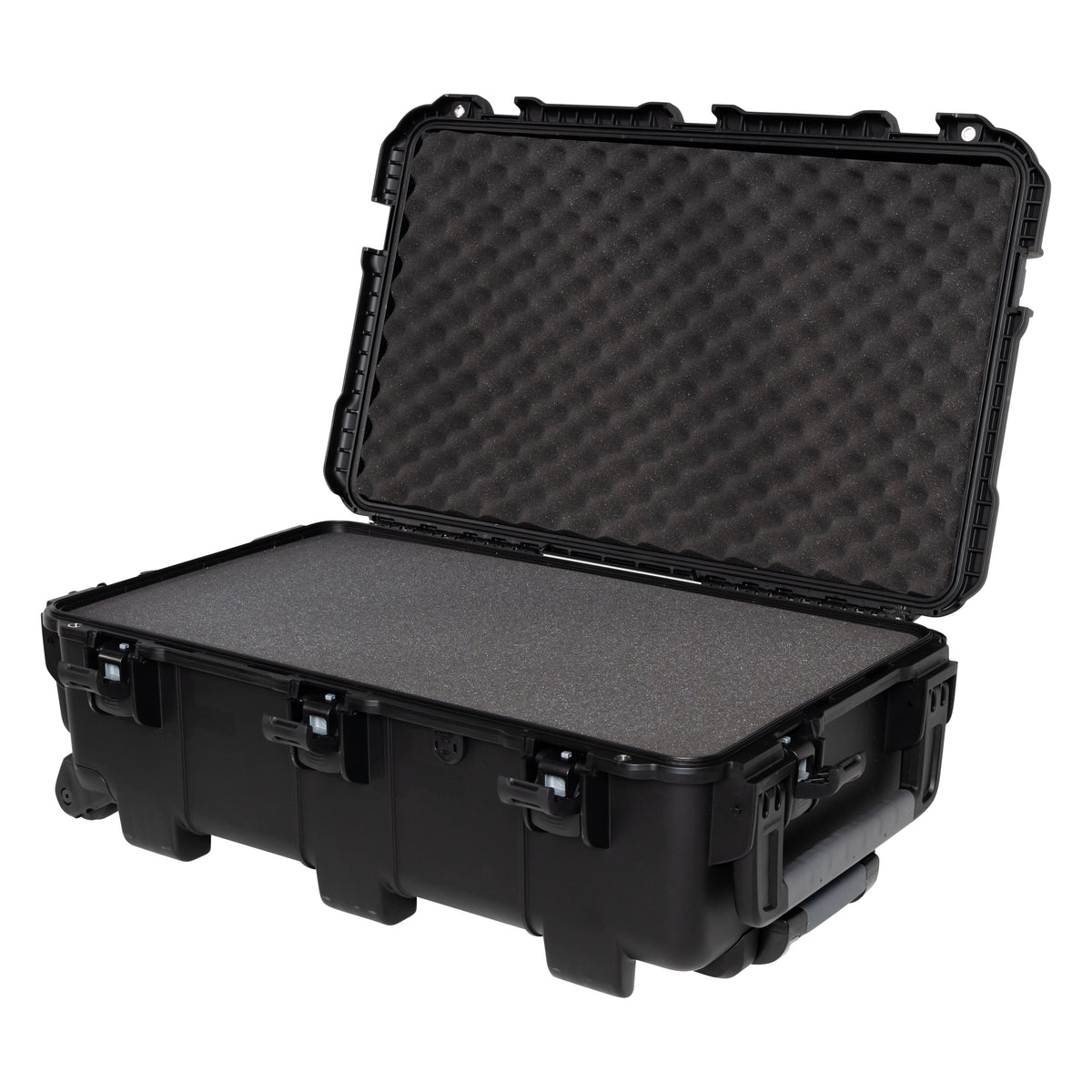 GU-2816-09-WPDF waterproof case open showing diced foam in the base and egg-crate foam in the lid, Gator