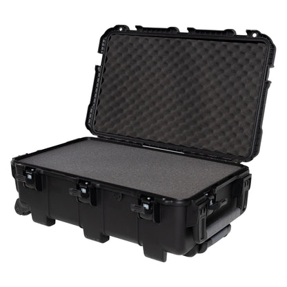 GU-2816-09-WPDF waterproof case open showing diced foam in the base and egg-crate foam in the lid, Gator