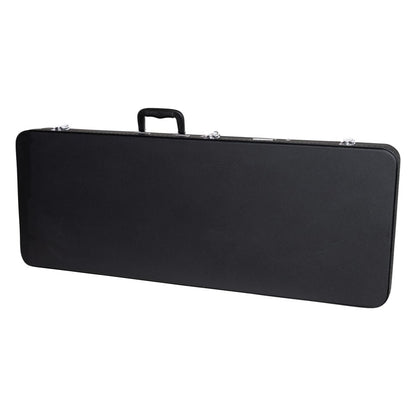 GWE-TODFRHN Ibanez TOD and FRH guitar case closed, angled front view showing black textured exterior with top carry handle and chrome latches, Gator