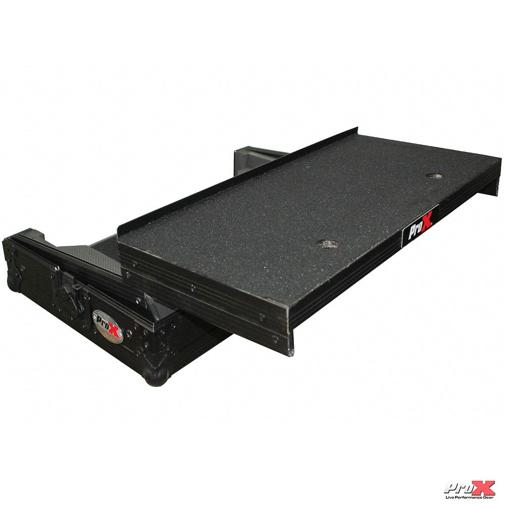 ProX Flight Case for Numark MixTrack Controller with Laptop Shelf | Black on Black