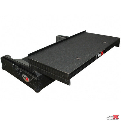 ProX Flight Case for Numark MixTrack Controller with Laptop Shelf | Black on Black
