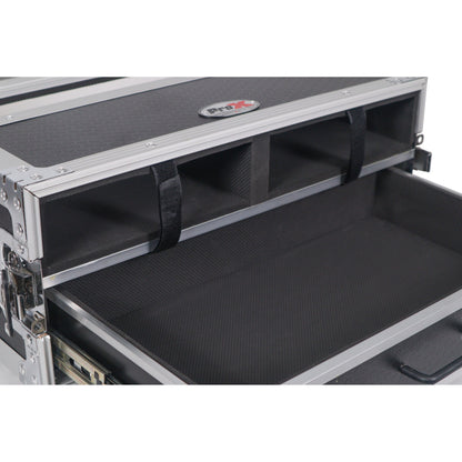 ProX XS-2WM2DR Wireless Mic ATA Flight Case With Utility Drawer