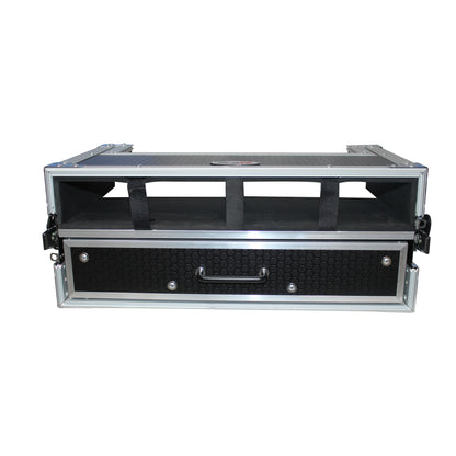 ProX XS-2WM2DR Wireless Mic ATA Flight Case With Utility Drawer