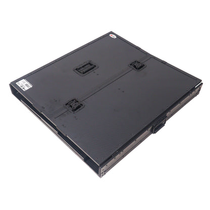 ProX XS-DJSTNBL Folding DJ Workstation Table With Rolling Wheels
