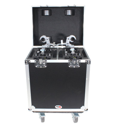 ProX XS-MH140X2W Moving Head Flight Case for 2 Units With Casters