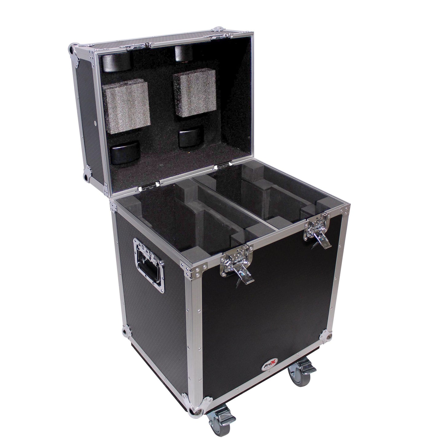 ProX XS-MH140X2W Moving Head Flight Case for 2 Units With Casters