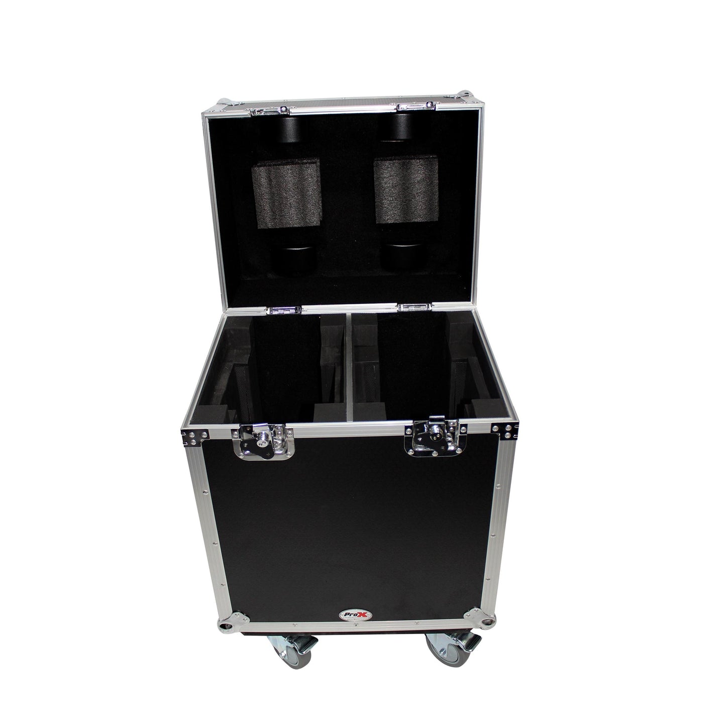 ProX XS-MH140X2W Moving Head Flight Case for 2 Units With Casters