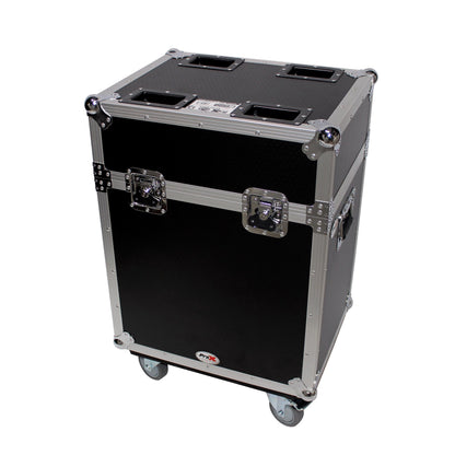 ProX XS-MH140X2W Moving Head Flight Case for 2 Units With Casters