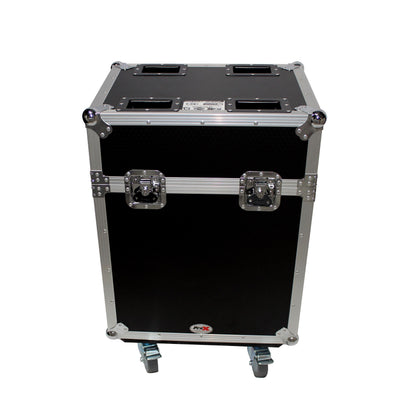 ProX XS-MH140X2W Moving Head Flight Case for 2 Units With Casters