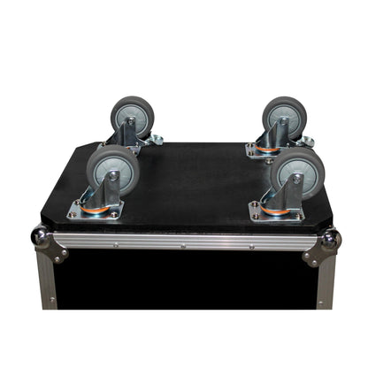ProX XS-MH140X2W Moving Head Flight Case for 2 Units With Casters