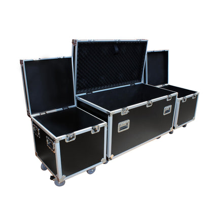 ProX XS-UTL3PKG 3-Piece Utility ATA Road Case Bundle With Casters