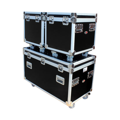 ProX XS-UTL3PKG 3-Piece Utility ATA Road Case Bundle With Casters