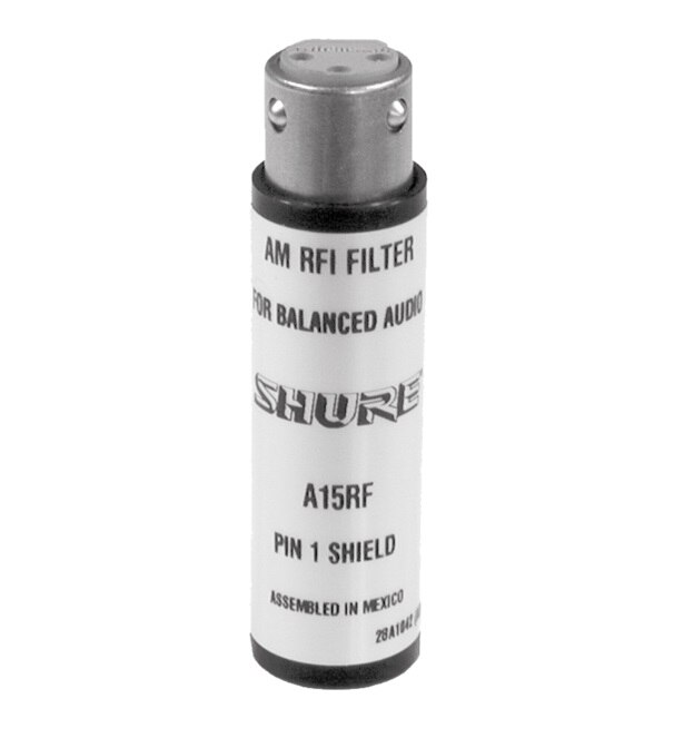 Shure A15RF In-Line RF Interference Attenuator