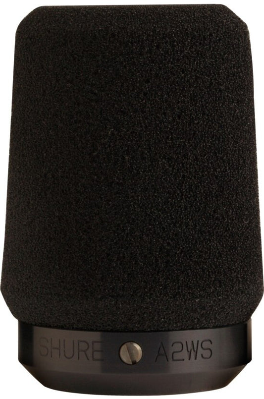 Shure A2WS Locking Foam Windscreen, Black