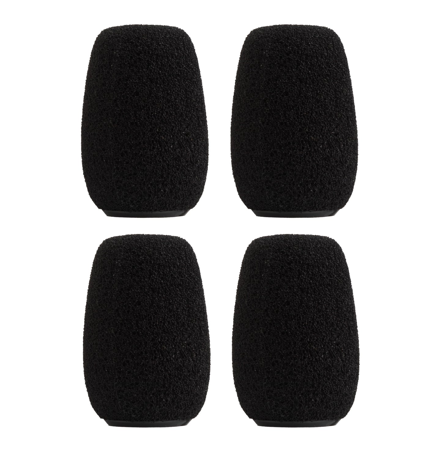 Shure ACVG4WS-B Snap-Fit Windscreen, 4 Pack