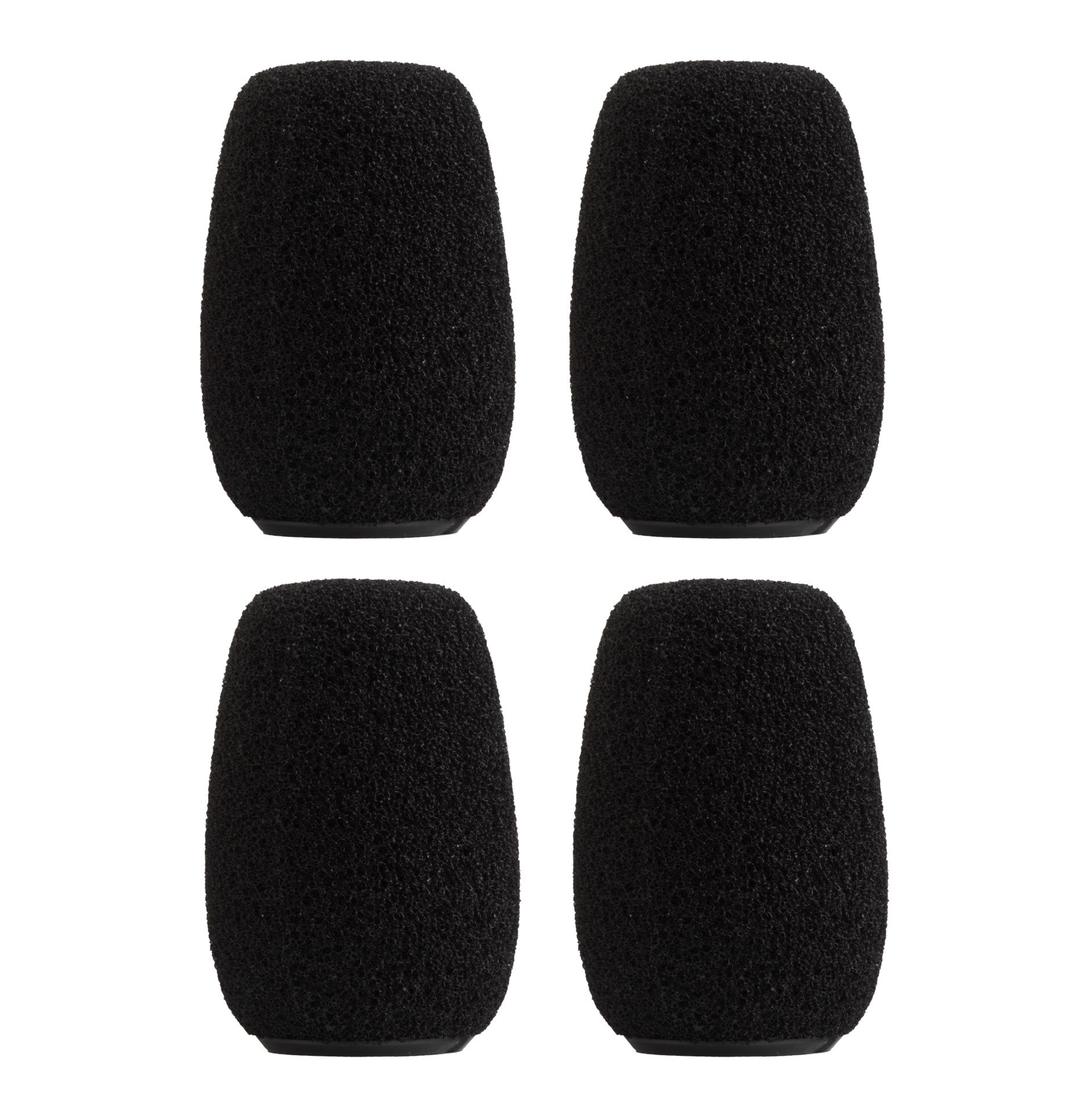 Shure ACVG4WS-B Snap-Fit Windscreen, 4 Pack