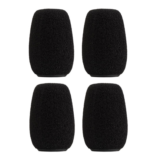 Shure ACVG4WS-B Snap-Fit Windscreen, 4 Pack