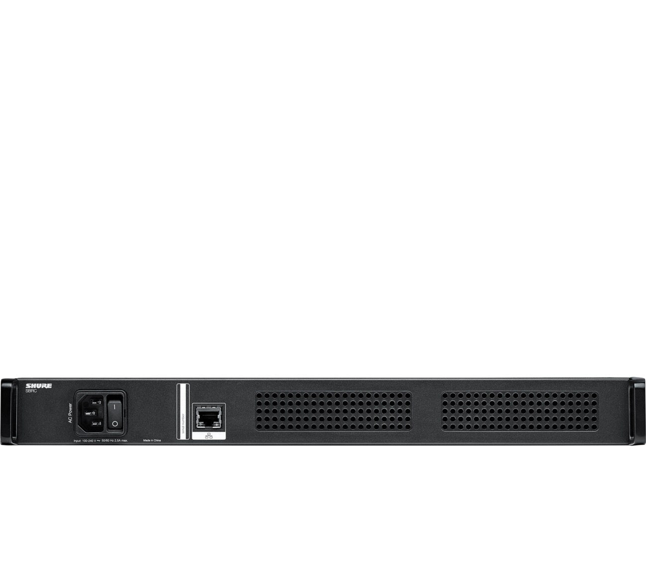 Shure SBRC Rack Battery Charger back