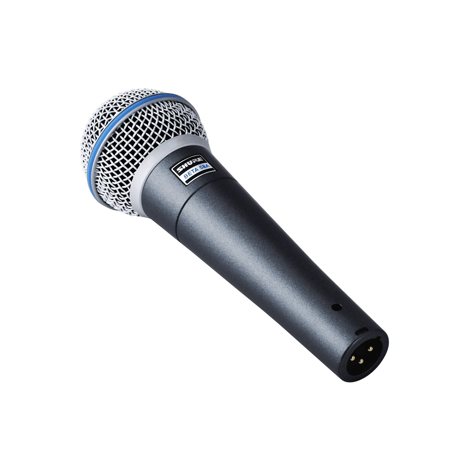 Shure Beta 58A Dynamic Vocal Microphone Angled View
