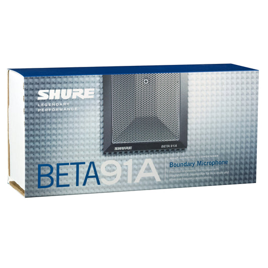 Shure Beta 91A Condenser Kick Drum Microphone box