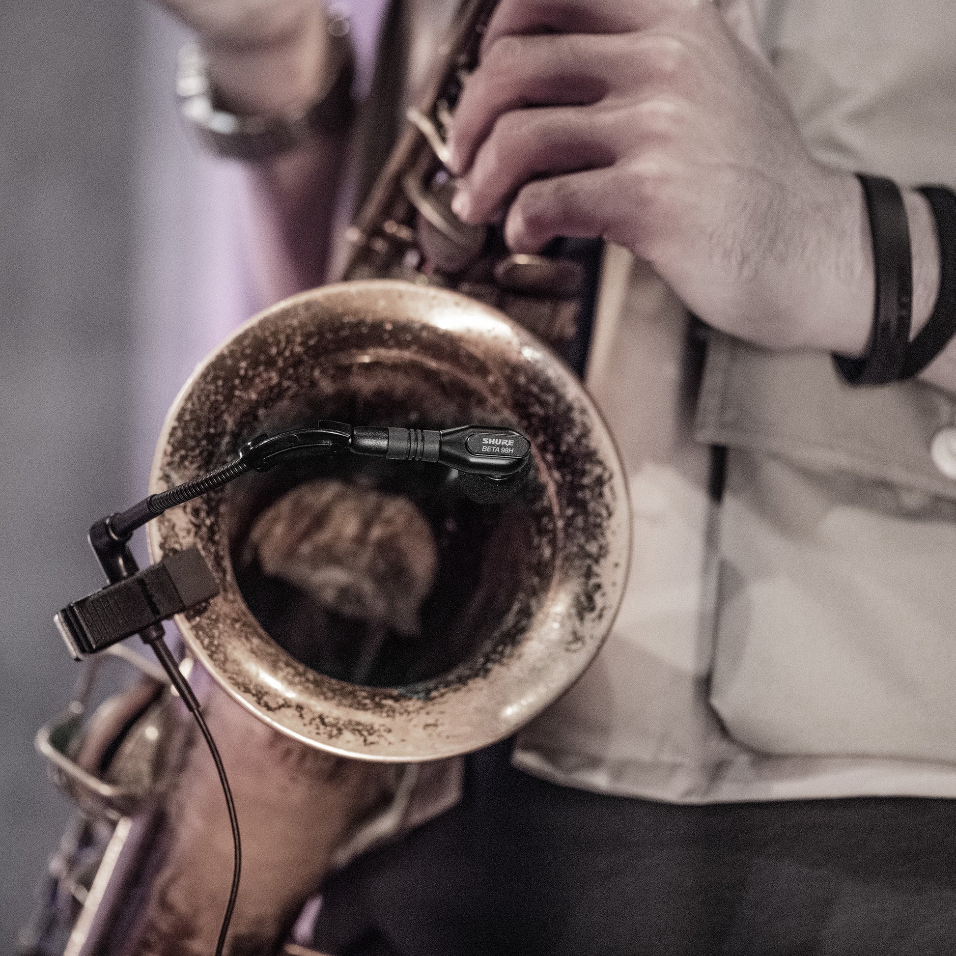 Shure BETA 98H/C Mini Instrument Microphone lifestyle