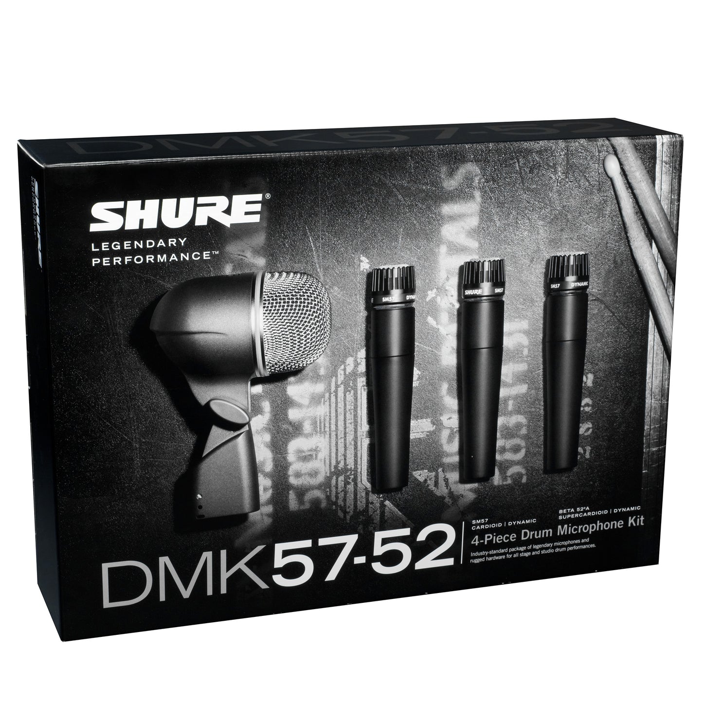 Shure DMK57-52 Drum Microphone Kit box