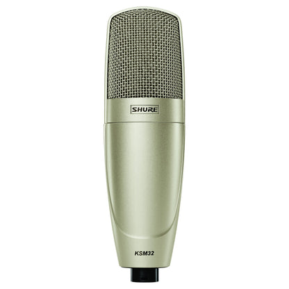 Shure KSM32 Cardioid Condenser Microphone | Color: Champagne