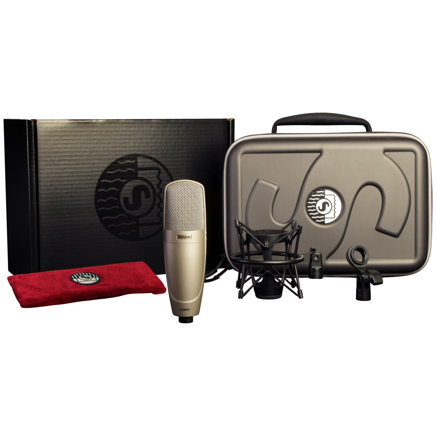 Shure KSM32 Cardioid Condenser Microphone | Color: Champagne