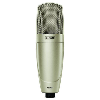 Shure KSM32 Cardioid Condenser Microphone | Color: Champagne