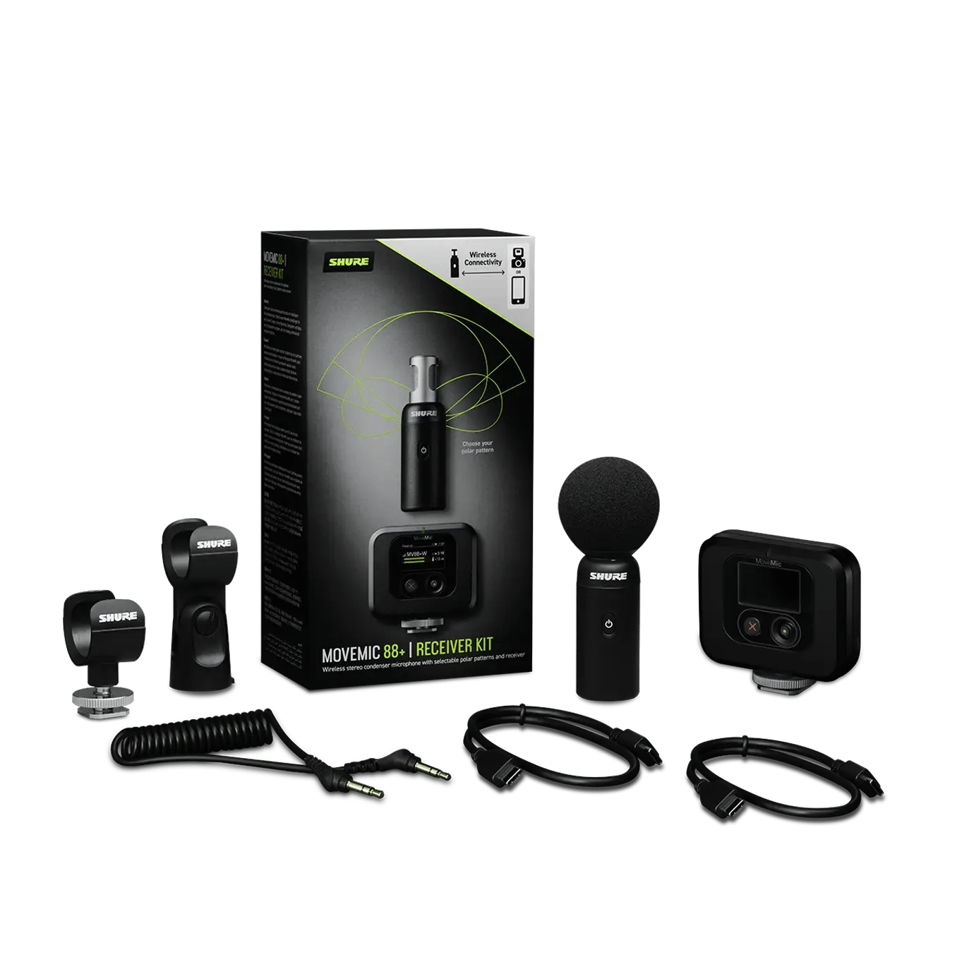 Shure MV88+W-KIT-Z7 MoveMic 88+ Wireless Video Microphone