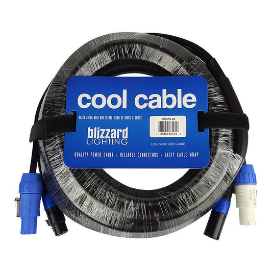 Blizzard Cool Cable Powercon DMX Combo Cable